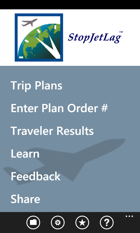 StopJetLag Windows Phone 7 Quick Start StopJetLag Windows Phone 7 Quick Start