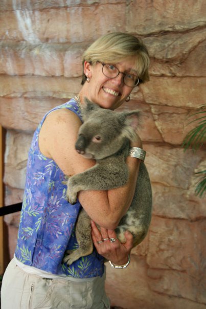 Nina Perry With Khola Bear Nina Perry With Khola Bear