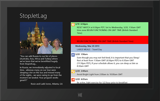 Stop Jet Lag on Windows 8 jet lag advice Stop Jet Lag on Windows 8 jet lag advice