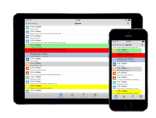Stop Jet Lag for iPad and iPhone